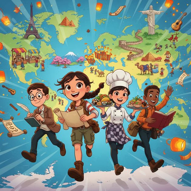 World Quest: Culture Dash - Jabali AI Poster