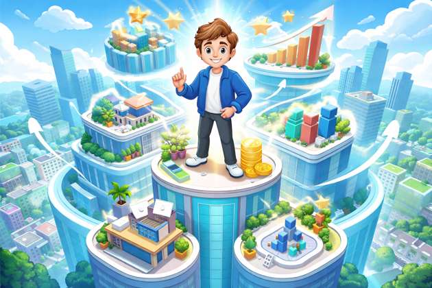 Startup Empire: Zero to Billionaire - Jabali AI Poster