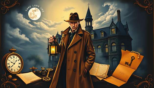 Mystery Manor - Jabali AI Poster