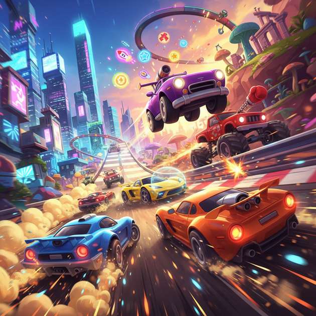 Turbo Rivals: Battle Racers - 3D Racing by Jabali AI