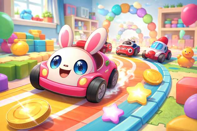 Turbo Tots Race Rush - Jabali AI Poster