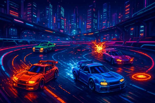 Neon Gear Rivals - 3D Racing by Jabali AI