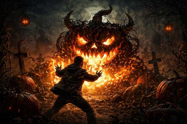 Pumpkin Blaze - Jabali AI Poster