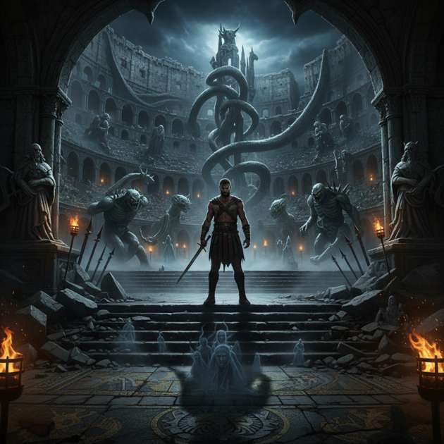 Labyrinth of the Forsaken - Jabali AI Poster