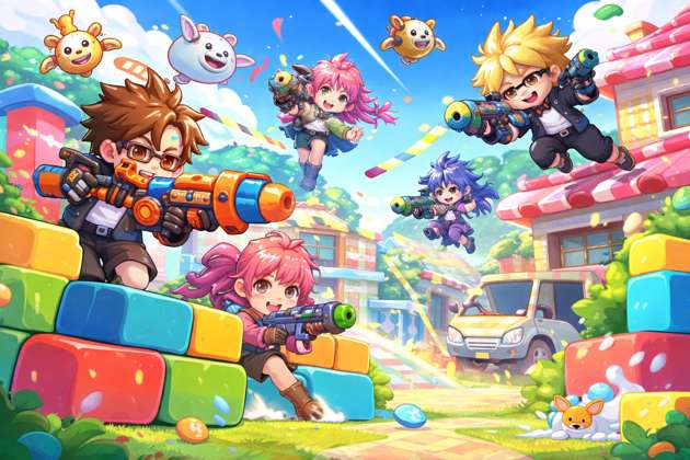 Anime Gun Clash - Jabali AI Poster