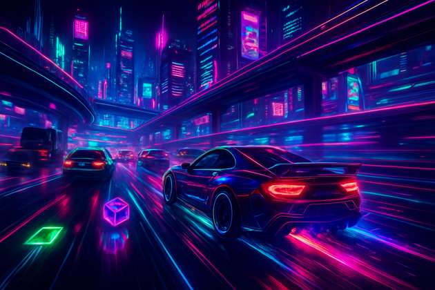 Neon Velocity: Urban Clash - Jabali AI Poster