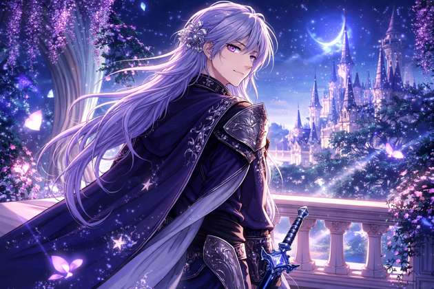 Violet Crown Prince - Jabali AI Poster