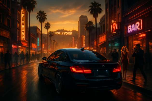 Neon Drift Havoc - Jabali AI Poster