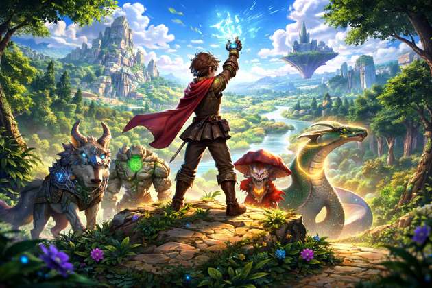 Monster Tamer Adventure - Jabali AI Poster