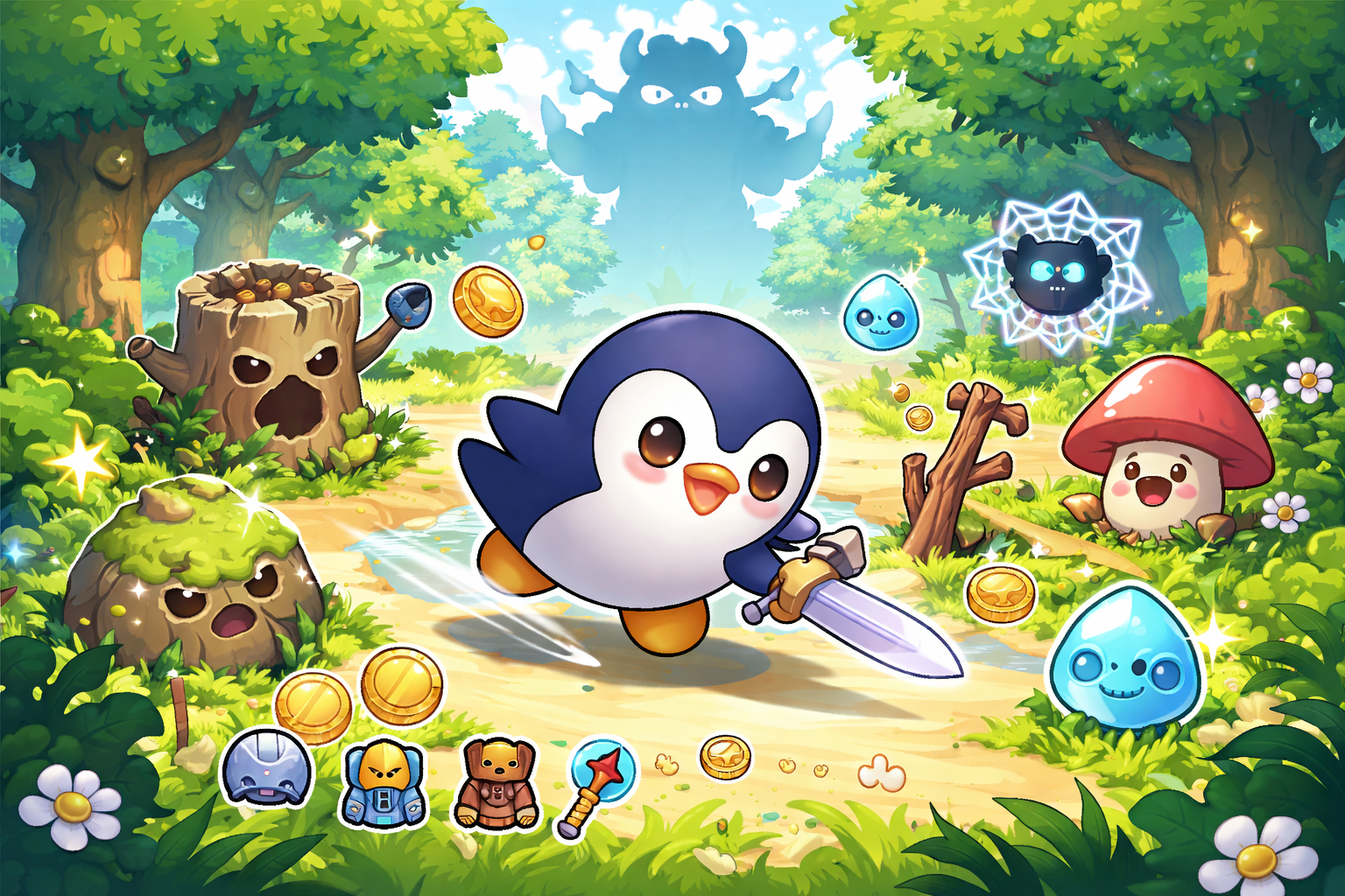 Penguin Math Quest - Instant game by Jabali AI