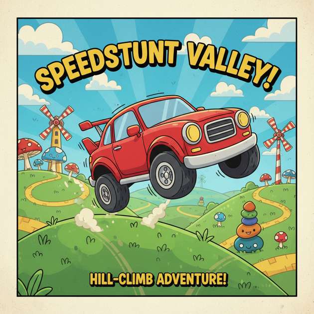 Hill Hop Racer - Jabali AI Poster