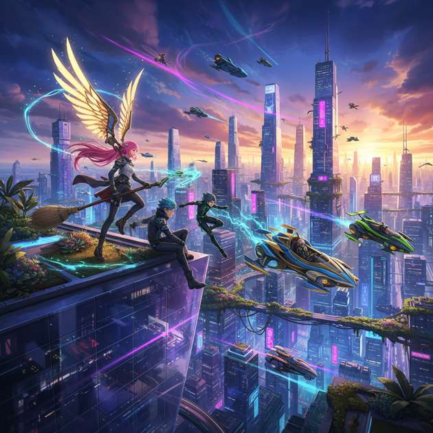 Skyline Reverie - 3D Open World by Jabali AI