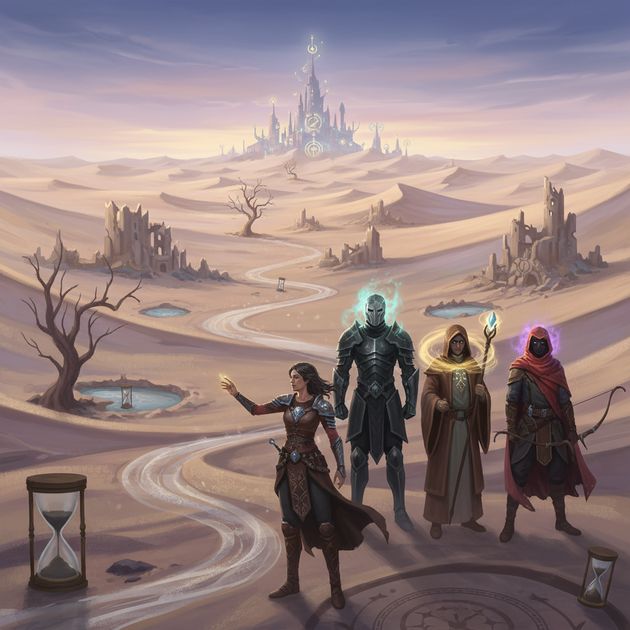 Aethernis: Sands of Time - Jabali AI Poster