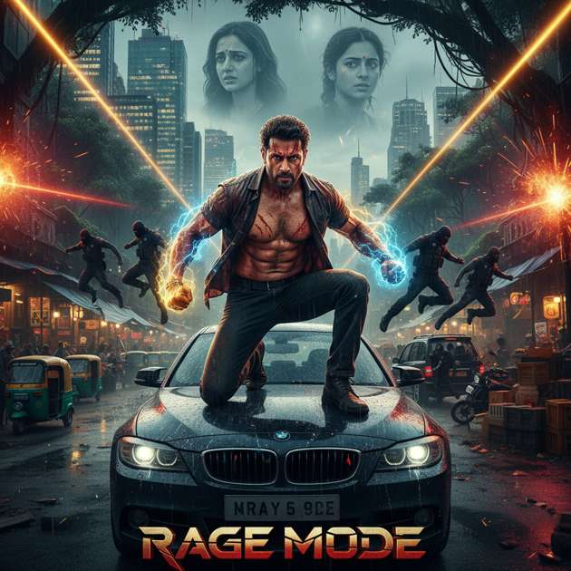 Rage in Mumbai - Jabali AI Poster