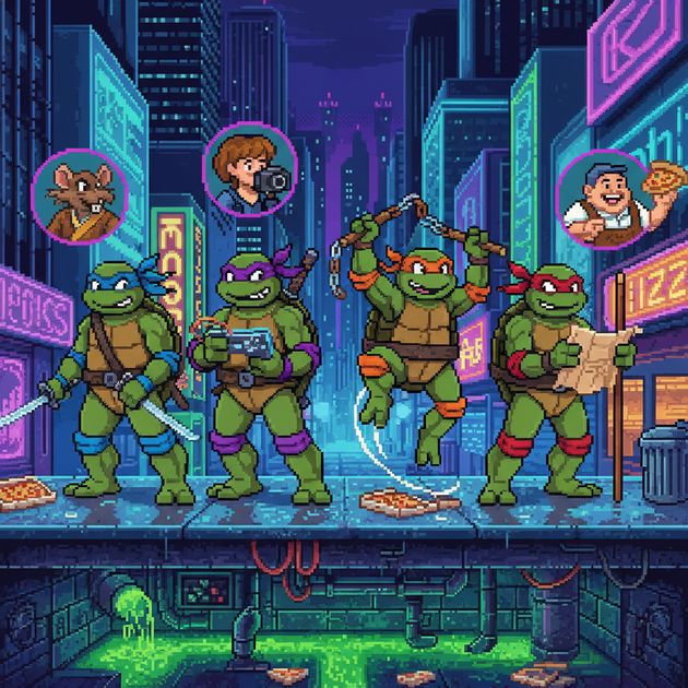 Heroes in a Half Shell - Jabali AI Poster