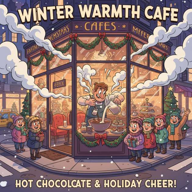 Holiday Barista Rush - Jabali AI Poster