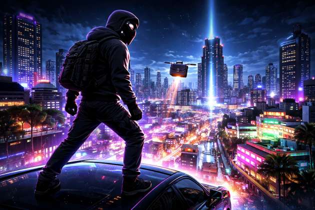 Midnight City Quest - Jabali AI Poster