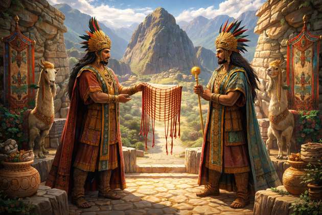 Atahualpa y Huascar: Voces del Tahuantinsuyo - Jabali AI Poster