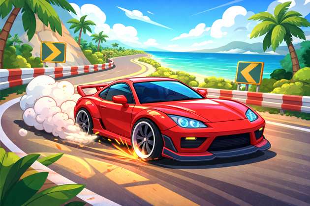 Turbo Drift Rush - Jabali AI Poster