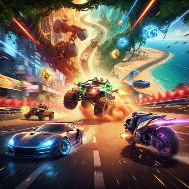 Turbo Rivals: Combat Rush - 3D Racing by Jabali AI