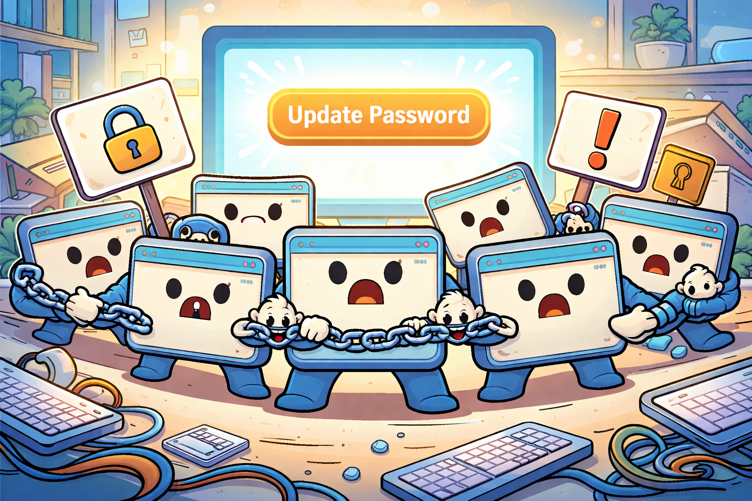 Password Protest Panic - Instant game by Jabali AI
