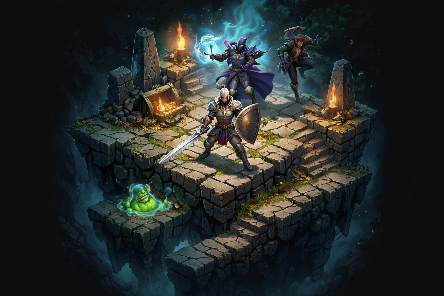 Shadowforge Saga - Instant game by Jabali AI