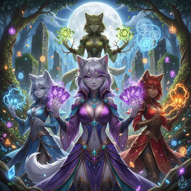 Wolfkin Arcana Clash - Jabali AI Poster