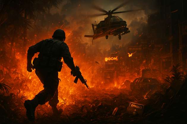 NAPALM JUNGLE WAR 3D - Jabali AI Poster