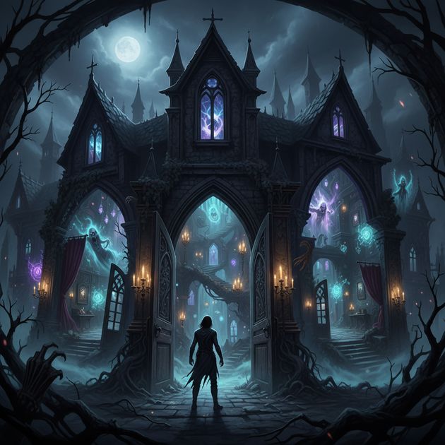 Labyrinth of the Veil - Jabali AI Poster