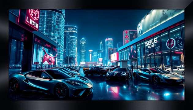 Luxe Auto Empire - Jabali AI Poster
