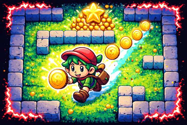 Coin Dash Deluxe - Jabali AI Poster