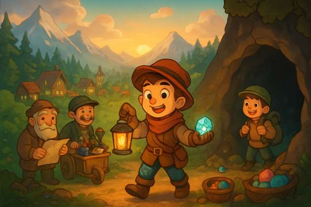 Gemstone Quest - Jabali AI Poster