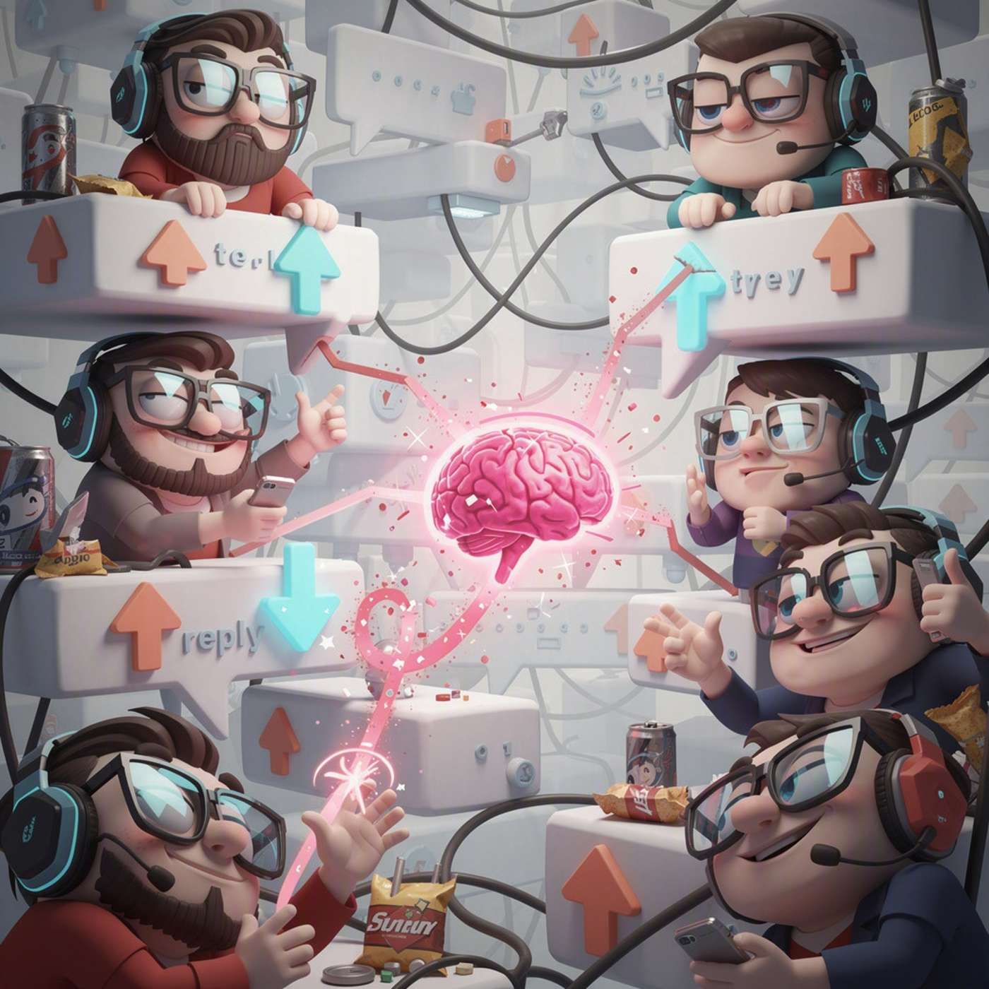 Reddit Braincell Relay game artwork