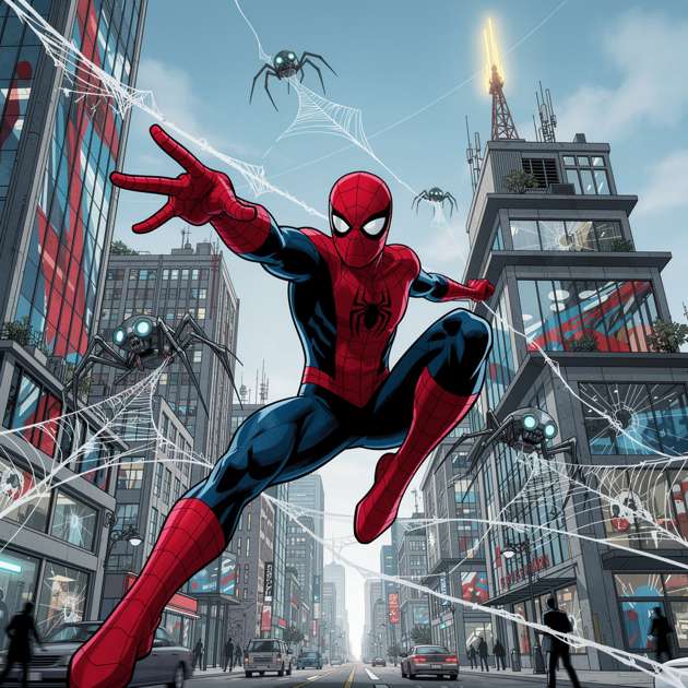 Spider Hero HD Download - Jabali AI Poster
