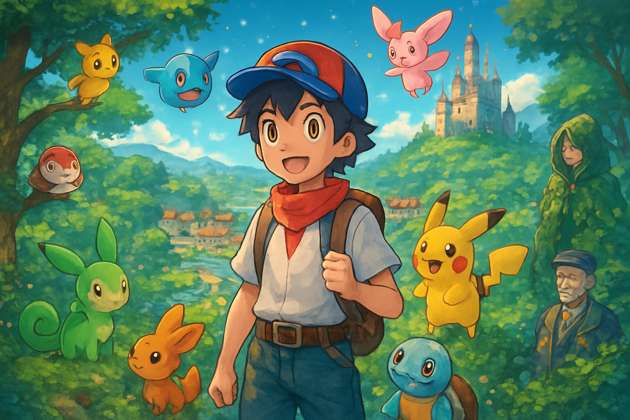 Pokemon Heartbond Journey - Jabali AI Poster