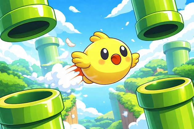 Flappy Feather - Jabali AI Poster