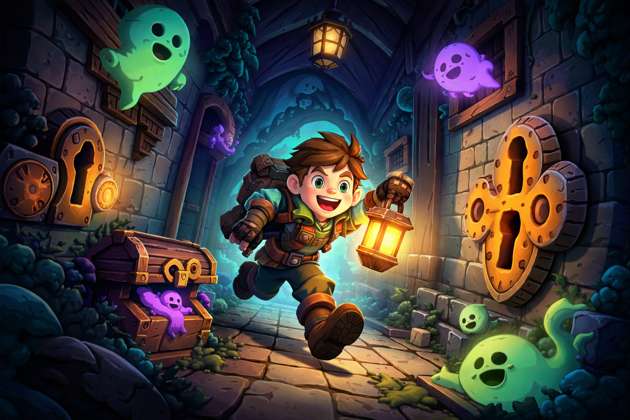 Haunted Laugh Escape 3D - Jabali AI Poster