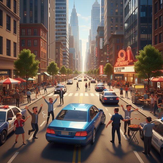 Urban Drive Alive - Jabali AI Poster