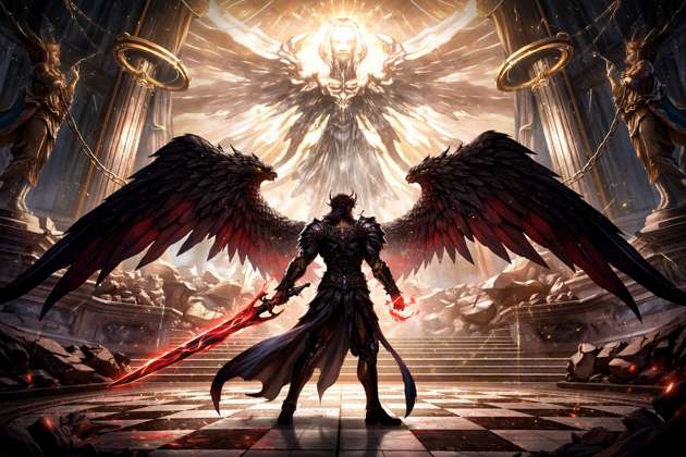 Lucifer's Last Rebellion - Jabali AI Poster