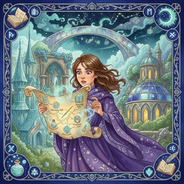 The Wandering Map Challenge - Branching Interactive Story by Jabali AI