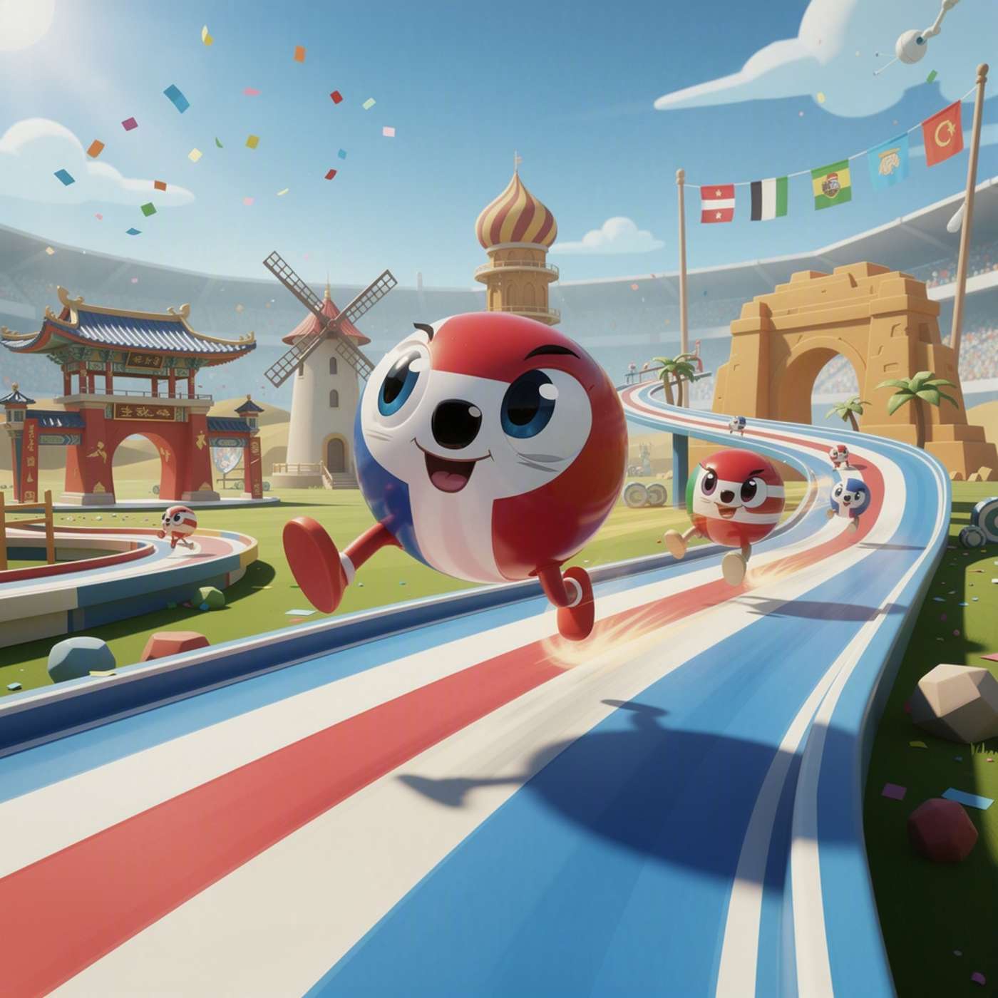 Flagball Dash game artwork