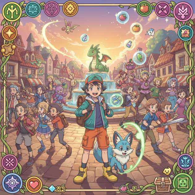 Pokemon Wild Realms - Adventure RPG by Jabali AI