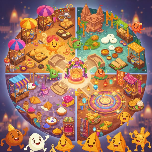 Festival Flavor Frenzy - Jabali AI Poster