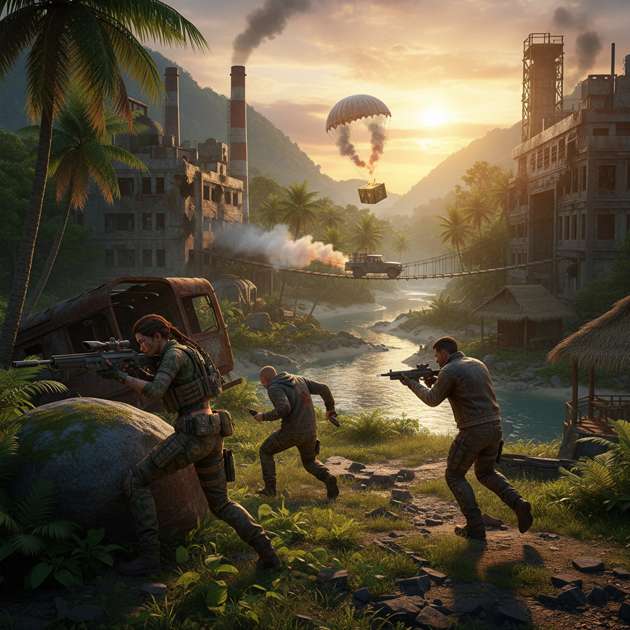Island Rivals - Jabali AI Poster