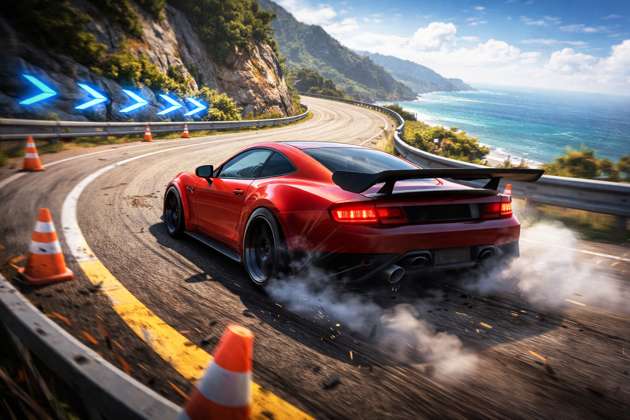 Turbo Drift Rush - Jabali AI Poster