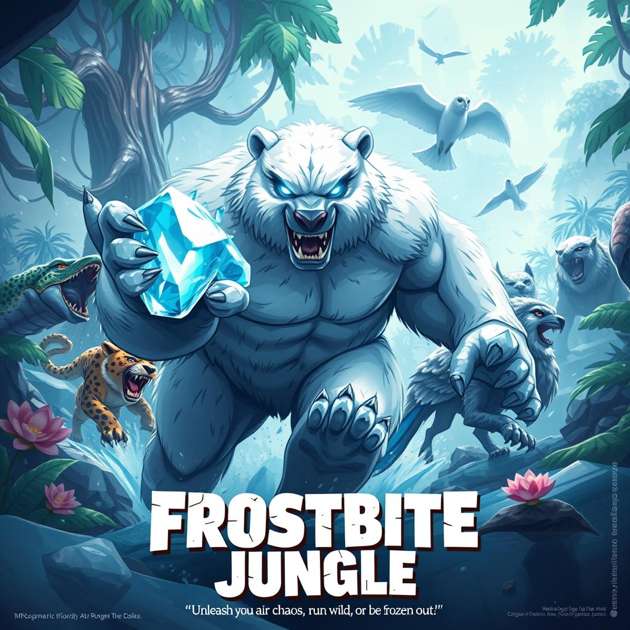 Frostbite Jungle - Jabali AI Poster