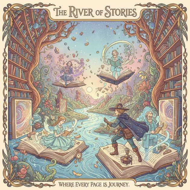 River of Stories - Jabali AI Poster