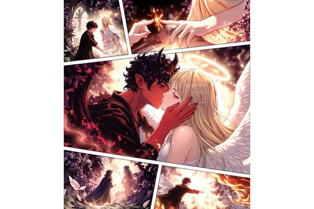 Amor Proibido entre Céu e Inferno - Jabali AI Poster
