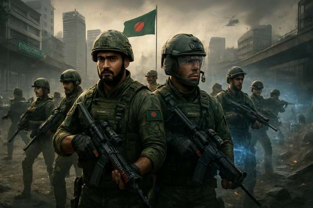 The Bangladesh Army - Jabali AI Poster