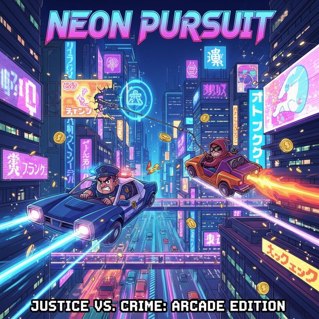 Pursuit City: Turbo Justice - Jabali AI Poster